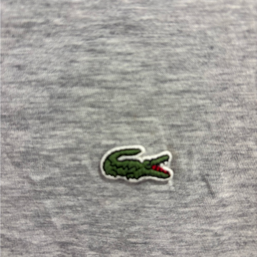 Lacoste Gray T-Shirt with Logo